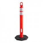 Lavex 6' Black and Yellow Heavy-Duty Parking Stop with Reflective Stripes Lavex 6' Black and Yellow Heavy-Duty Parking Stop with Reflective Stripes