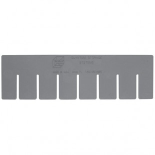 Quantum Gray Short Divider for DG92050 Dividable Grid Container - 6/Pack
