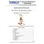 Wesco Industrial Products 400 lb. Hand Winch Lift with 22 1/2