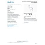 Sloan 8009.8010 Standard Elongated Floor-Mounted Toilet with Pressure-Assisted Tank - 1.28 GPF Sloan 8009.8010 Standard Elongated Floor-Mounted Toilet with Pressure-Assisted Tank - 1.28 GPF