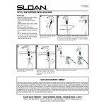 Sloan 33461047 2000 mL Polished Chrome Deck Mounted Top-Fill Sensor Soap Dispenser
