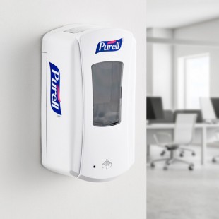 PURELL® 1920-04 LTX-12 1200 mL White Touchless Hand Sanitizer Dispenser