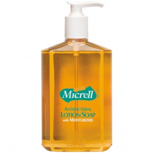 Micrell® 9759-12 12 oz. Floral Antibacterial Lotion Hand Soap with PCMX and Pump - 12/Case Micrell® 9759-12 12 oz. Floral Antibacterial Lotion Hand Soap with PCMX and Pump - 12/Case