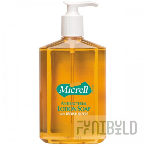Micrell® 9759-12 12 oz. Floral Antibacterial Lotion Hand Soap with PCMX and Pump - 12/Case