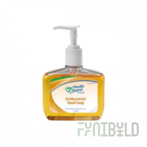 Kutol 5019 Health Guard Antibacterial Lotion Hand Soap 8 oz. Pump Bottle