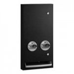 Bobrick B-35883 TrimLineSeries Recessed Stainless Steel Double Toilet Tissue Dispenser