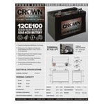Zoeller 10-1450 Aquanot AGM Maintenance-Free Backup Power Battery for Sump Pumps