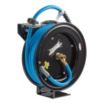 Regency Open Powder-Coated Steel Air / Water Hose Reel with 50' x 1/2 Regency Open Powder-Coated Steel Air / Water Hose Reel with 50' x 1/2