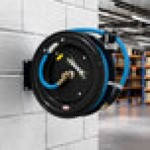 Regency Open Powder-Coated Steel Air / Water Hose Reel with 50' x 1/2 Regency Open Powder-Coated Steel Air / Water Hose Reel with 50' x 1/2