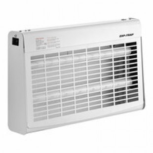 Lavex Zap N Trap White Indoor Insect Light Trap with 2 Glue Boards, 1500 sq. ft. Coverage - 120V, 30W