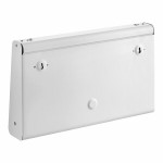 Lavex Zap N Trap White Indoor Insect Light Trap with 2 Glue Boards, 1500 sq. ft. Coverage - 120V, 30W