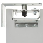 Regency Double Aluminum Swinging Traffic Door with 9