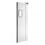Regency Double Aluminum Swinging Traffic Door with 9