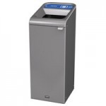 Rubbermaid® 1961682 Configure 45 Gallon Stenni Gray 1 Stream Cans Indoor Rectangular Recycling Bin