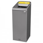 Rubbermaid® 1961682 Configure 45 Gallon Stenni Gray 1 Stream Cans Indoor Rectangular Recycling Bin