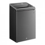 Rubbermaid® 1961682 Configure 45 Gallon Stenni Gray 1 Stream Cans Indoor Rectangular Recycling Bin