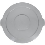 Continental 4445GY Huskee 44 Gallon Gray Round Trash Can Lid Continental 4445GY Huskee 44 Gallon Gray Round Trash Can Lid