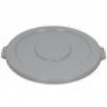 Continental 4445GY Huskee 44 Gallon Gray Round Trash Can Lid Continental 4445GY Huskee 44 Gallon Gray Round Trash Can Lid