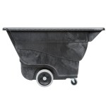 Rubbermaid® FG9T1300BLA Black 0.5 Cubic Yard Tilt Truck / Trash Cart (450 lb.) Rubbermaid® FG9T1300BLA Black 0.5 Cubic Yard Tilt Truck / Trash Cart (450 lb.)