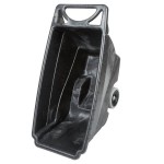 Rubbermaid® FG9T1300BLA Black 0.5 Cubic Yard Tilt Truck / Trash Cart (450 lb.) Rubbermaid® FG9T1300BLA Black 0.5 Cubic Yard Tilt Truck / Trash Cart (450 lb.)