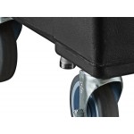 CaterGator 125 lb. Capacity Black Mobile Ice Bin with Flip Lid CaterGator 125 lb. Capacity Black Mobile Ice Bin with Flip Lid