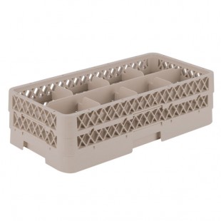 Vollrath HR1B1B Traex® Half-Size Beige 8 Compartment 5 1/2