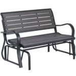 Lifetime 60290 Mocha Brown Glider Bench