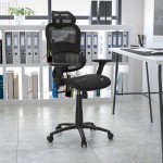 Flash Furniture LO Black Mesh Ergonomic Office Chair Flash Furniture LO Black Mesh Ergonomic Office Chair
