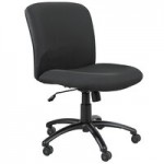 Safco 3492BV Uber Big and Tall Black Vinyl Guest Chair with Sled Base Safco 3492BV Uber Big and Tall Black Vinyl Guest Chair with Sled Base