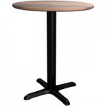 Lancaster Table & Seating Bistro Black and White Teslin Outdoor Arm Chair Lancaster Table & Seating Bistro Black and White Teslin Outdoor Arm Chair
