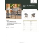 Lancaster Table & Seating Bistro Black and White Teslin Outdoor Arm Chair Lancaster Table & Seating Bistro Black and White Teslin Outdoor Arm Chair