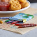 Choice 8 Assorted Colors Bulk School Crayons Pack in Print Box - 50/Case