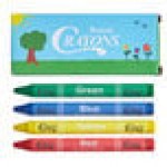 Choice 8 Assorted Colors Bulk School Crayons Pack in Print Box - 50/Case