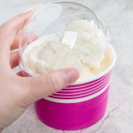 Choice 12 oz. Pink Paper Frozen Yogurt / Food Cup - 50/Pack Choice 12 oz. Pink Paper Frozen Yogurt / Food Cup - 50/Pack