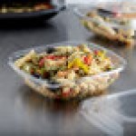 Fineline 15032M-CL Super Bowl Plus 32 oz. Clear Square PET Plastic Bowl - 300/Case Fineline 15032M-CL Super Bowl Plus 32 oz. Clear Square PET Plastic Bowl - 300/Case