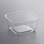 Fabri-Kal SQ12 TruWare 12 oz. Square Recycled PET Deli Container - 600/Case