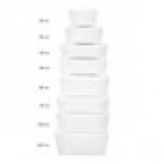 Fold-Pak 07BPWHITEM Bio-Pak 9