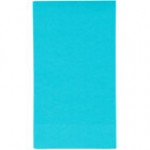 Creative Converting 951039 Bermuda Blue 3-Ply Guest Towel / Buffet Napkin - 16/Pack