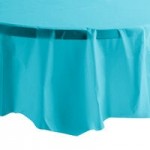 Creative Converting 951039 Bermuda Blue 3-Ply Guest Towel / Buffet Napkin - 16/Pack