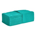 Choice Teal 2-Ply Beverage / Cocktail Napkin - 250/Pack