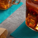 Choice Teal 2-Ply Beverage / Cocktail Napkin - 250/Pack