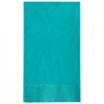 Choice Teal 2-Ply Beverage / Cocktail Napkin - 250/Pack