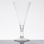 Fineline Tiny Temptations 6.8 oz. Square Clear Plastic Cup - 200/Case