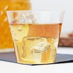 Fineline 405-CL Savvi Serve 5 oz. Squat Clear Hard Plastic Tumbler - 500/Case