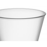 Fineline 405-CL Savvi Serve 5 oz. Squat Clear Hard Plastic Tumbler - 500/Case
