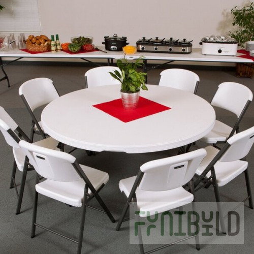 Lifetime Round Folding Table, 60