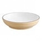 Acopa Embers 32 oz. Harvest Tan Matte Stoneware Pasta Bowl - Sample Acopa Embers 32 oz. Harvest Tan Matte Stoneware Pasta Bowl - Sample