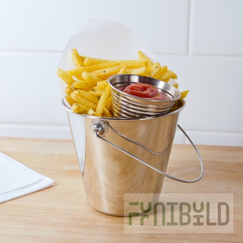 American Metalcraft SSP43 Mini Stainless Steel Pail - 5