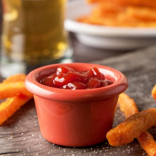 Carlisle S27552 1.5 oz. Sunset Orange Smooth Melamine Ramekin - 48/Case Carlisle S27552 1.5 oz. Sunset Orange Smooth Melamine Ramekin - 48/Case