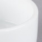 Libbey BW-6714 Chef's Selection II 2.5 oz. Ultra Bright White Porcelain Monorail Bowl - 36/Case